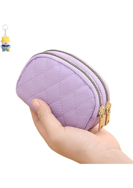 El Tutuşu Mini Kız Küçük Cüzdan Dikiş Çift Fermuarlı Madeni Para Değişim Çanta Bozuk Para Çanta (Yurt Dışından)