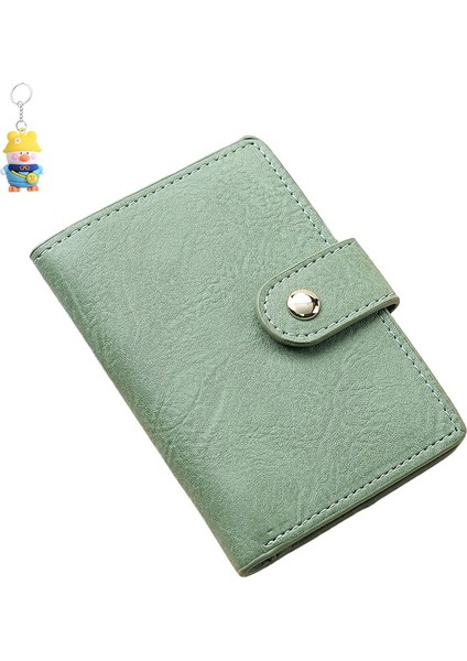Erkek Cüzdan Çok Fonksiyonlu Pliseli Kısa Cüzdan Küçük Cüzdan Kart Tutucu (Yurt Dışından)