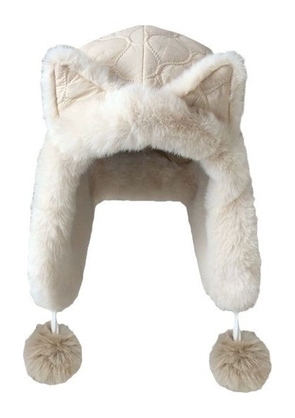 Tilkili Kulaklı Peluş Şapka (Yurt Dışından)