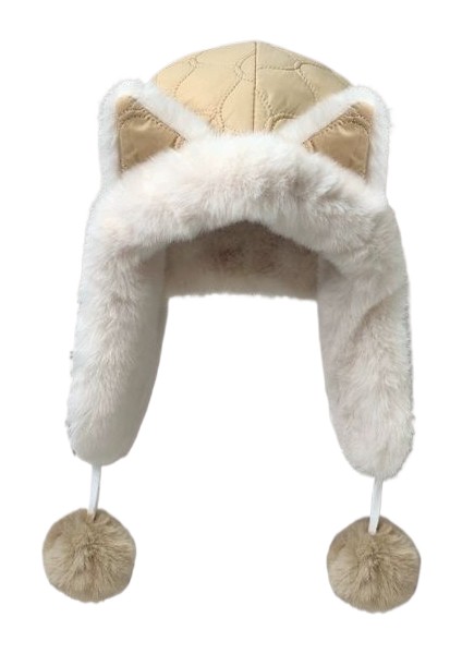 Tilkili Kulaklı Peluş Şapka (Yurt Dışından)