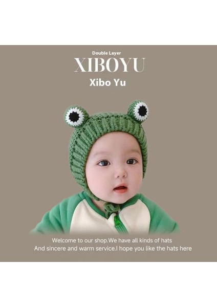 Sonbahar ve Kış Erkek ve Kız Çocuk Kulak Koruması Süper Sevimli Mika Serisi Çizgi Film Çocuk Sıcak Şapka (Yurt Dışından)