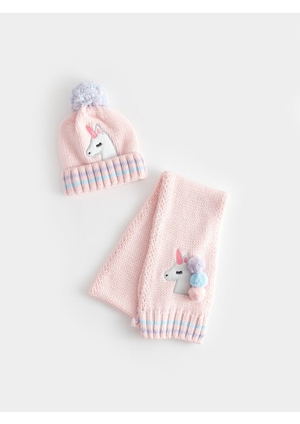 Yeni Sezon Ponponlu Kız Çocuk Atkı ve Bere