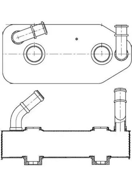 CLC178000S Sanziman Yag Sogutucusu 096409061D 096409061G 096409061H