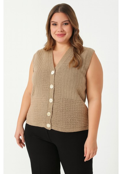 El Örgüsü Yetişkin Panço / Ev Üstü Hırka