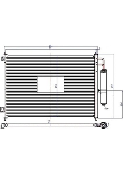 CNI100016 Klima Radyatoru 92100JG000
