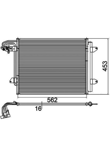 82148 Klima Radyatoru 1T0820411E