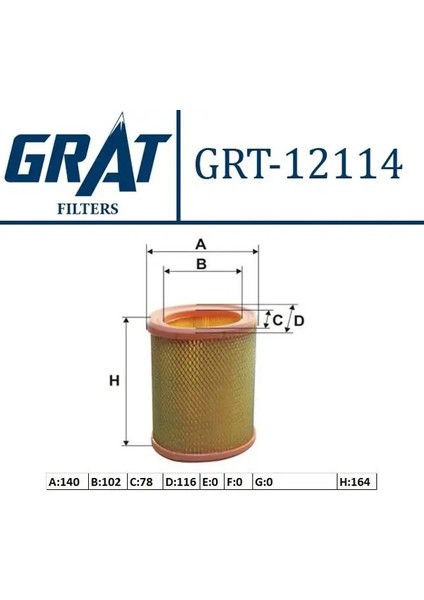 12114 Hava Filtresi 144485