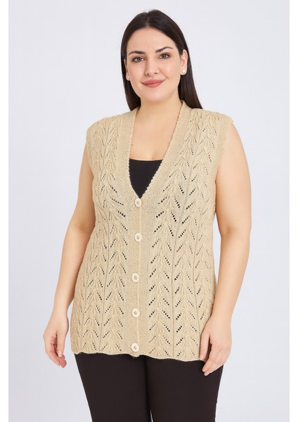 El Örgüsü Yetişkin Panço / Ev Üstü Hırka