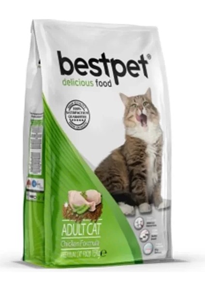 Bestpet Tavuklu Pirinçli Yetişkin Kedi Maması 15 kg