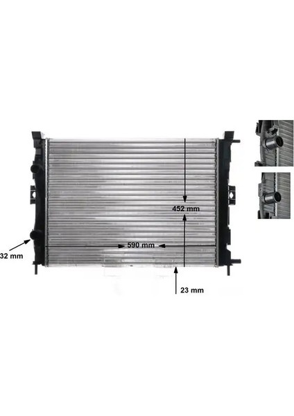 CR1690000S Motor Radyatoru 8200115541