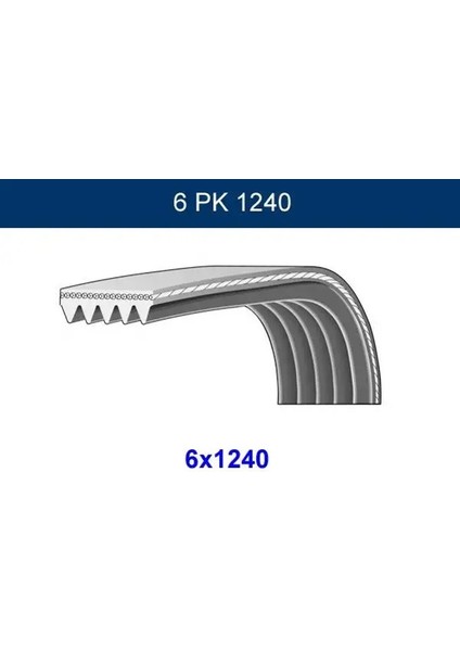 6PK1240 Kayis 022145933AH 022145933N 04892580AA