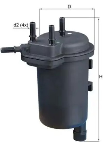 KL430 Yakit Filtresi 1541084A00 1541084A00000 1640000QAV