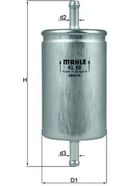 KL60 Yakit Filtresi 004312114 004312115 4312115