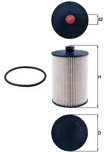 KX217D Yakit Filtresi 2D0127159 2D0127177