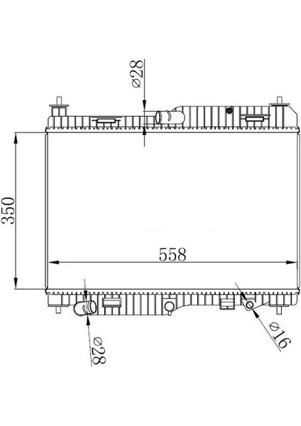 BFR140018 Motor Radyatoru 1566662 8V518005FA