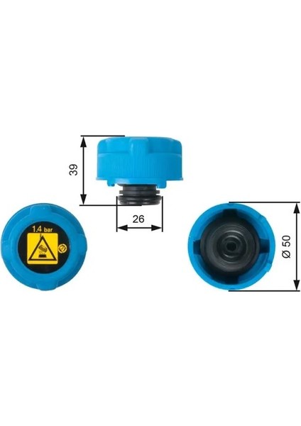 RC216 Yedek Su Depo Kapagi 1304025 1306F8 1559509