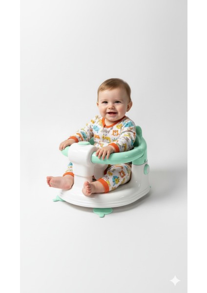Önden Açılır Bebek Banyo & Mama Oturağı Mint Yeşili indirimleri
