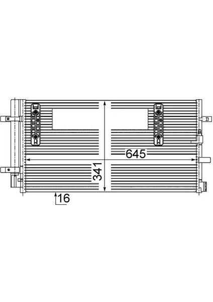 AC457000S Klima Radyatoru 8K0260401AA 8K0260401D 8K0260401E