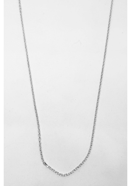 Ince Köşeli Oval Halka Zincir Kolye 55CM fiyatları