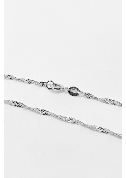 Mini Dönerli Gümüş Zincir Kolye 43CM fiyatları