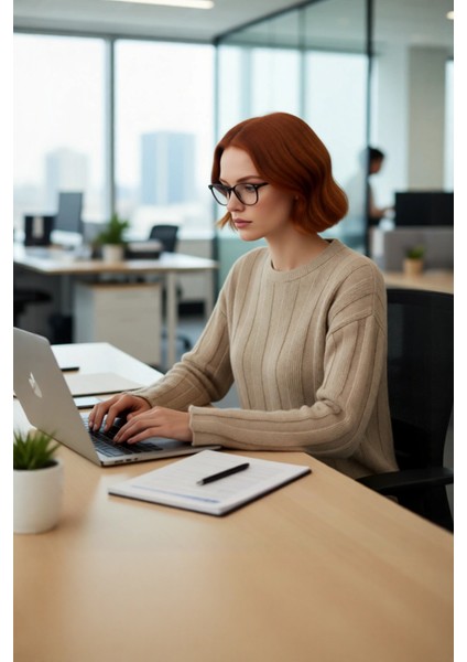 Kadın Fitilli Dokuma Triko Kazak Regular Kalıp Bisiklet Yaka Uzun Kollu Günlük Konforlu Şıklık Sunar fırsatları