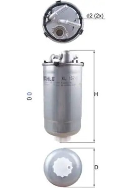 KL1571D Yakit Filtresi 6Q0127400A 6Q0127400B 6Q0127401