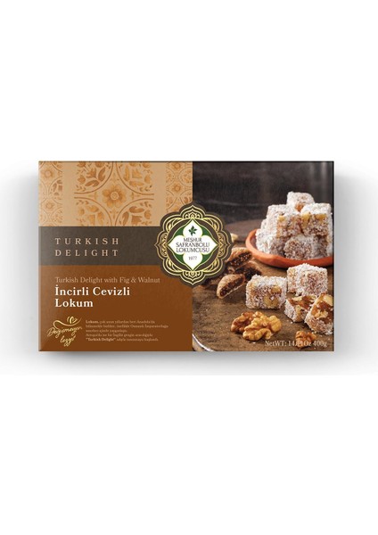 Hindistan Cevizli Incirli Cevizli Lokum