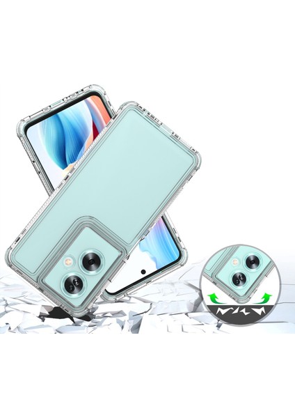 Oppo A79 5g Için,şeffaf Akrilik 3'ü 1 Arada Darbeye Dayanıklı Kılıf-Saydam (Yurt Dışından) indirimleri