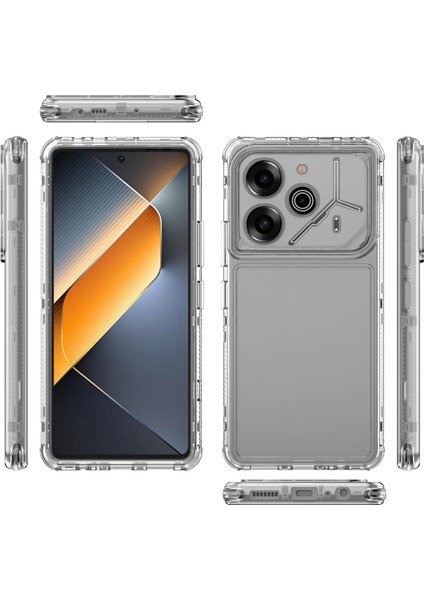 Tecno Pova 6 Pro Için,şeffaf Akrilik 3'ü 1 Arada Darbeye Dayanıklı Kılıf-Saydam (Yurt Dışından) fiyatları