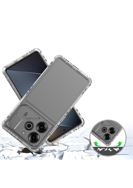 Tecno Pova 6 Pro Için,şeffaf Akrilik 3'ü 1 Arada Darbeye Dayanıklı Kılıf-Saydam (Yurt Dışından) indirimleri