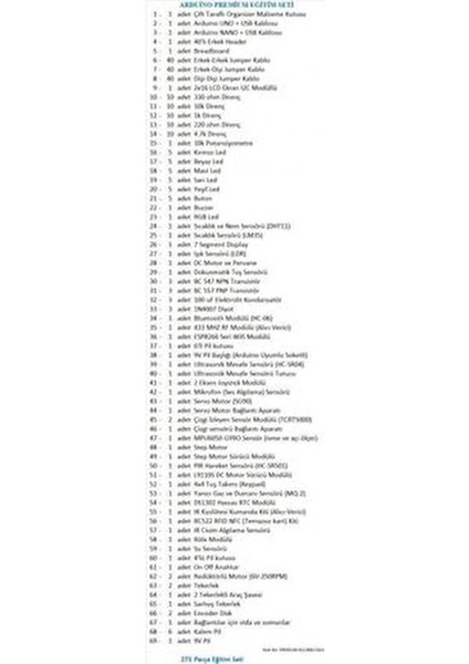 Eğiteklab Robotik Kodlama Seti Sarı Renkli Zeka Geliştirici 1 Adet