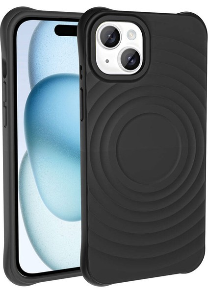Apple iPhone 15 Plus M-Safe Şarj Özellikli Airbagli Mat Görünümlü Zore Hepi Kapak modelleri
