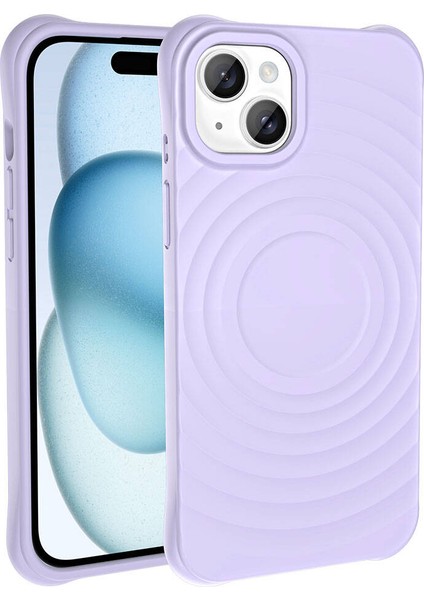 Apple iPhone 15 Plus M-Safe Şarj Özellikli Airbagli Mat Görünümlü Zore Hepi Kapak fırsatları