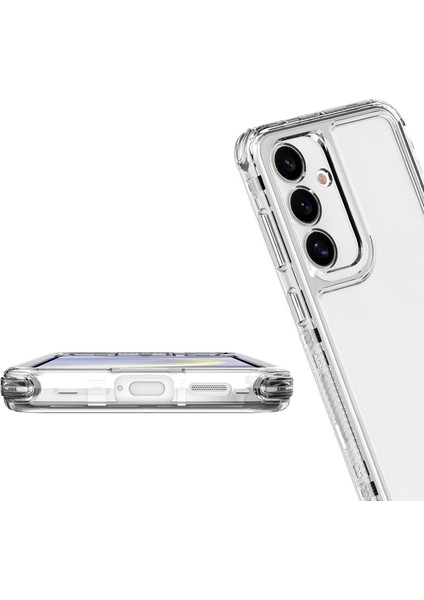 Samsung Galaxy S25 5g Için,şeffaf Akrilik 3'ü 1 Arada Darbeye Dayanıklı Kılıf-Saydam (Yurt Dışından) modelleri