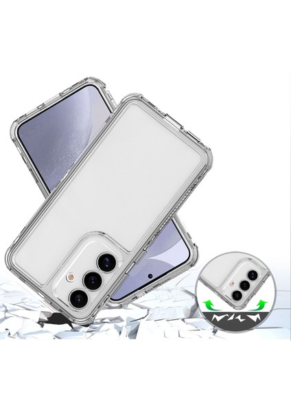Samsung Galaxy S25 5g Için,şeffaf Akrilik 3'ü 1 Arada Darbeye Dayanıklı Kılıf-Saydam (Yurt Dışından) indirimleri