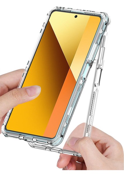 Xiaomi Redmi Note 13 5g Için,şeffaf Akrilik 3'ü 1 Arada Darbeye Dayanıklı Kılıf-Saydam (Yurt Dışından) modelleri