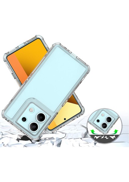 Xiaomi Redmi Note 13 5g Için,şeffaf Akrilik 3'ü 1 Arada Darbeye Dayanıklı Kılıf-Saydam (Yurt Dışından) indirimleri