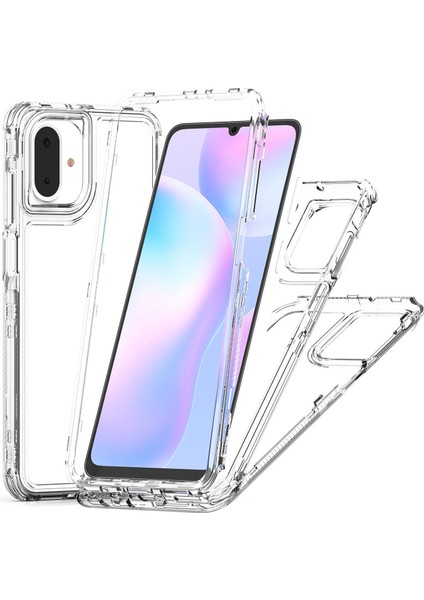 Samsung Galaxy A07 Için,şeffaf Akrilik 3'ü 1 Arada Darbeye Dayanıklı Kılıf-Saydam (Yurt Dışından)