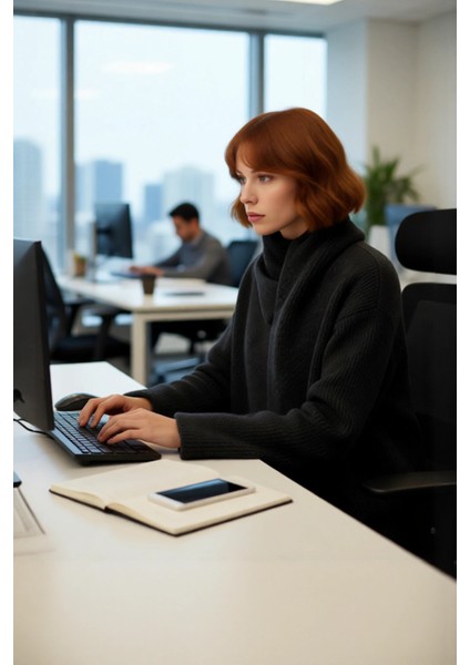 Kadın Kış Sezonu Regular Kalıp Şal Yaka Düşük Kol Kalın Crop Triko Kazak Günlük Rahat Stil fırsatları