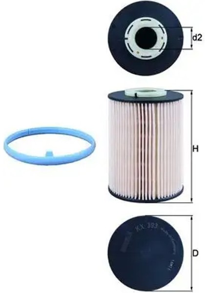 KX393D Yakit Filtresi 1471765 1718140299 1802052