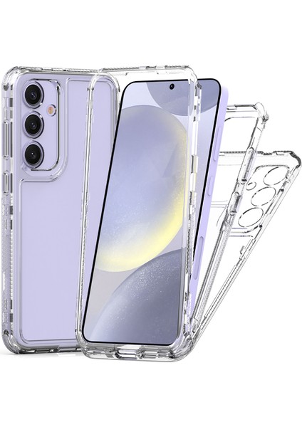 Samsung Galaxy S25 Plus 5g Için,şeffaf Akrilik 3'ü 1 Arada Darbeye Dayanıklı Kılıf-Saydam (Yurt Dışından)