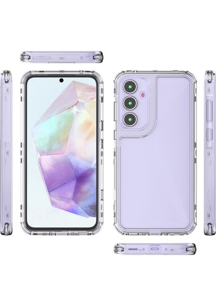 Samsung Galaxy S24 Fe Için,şeffaf Akrilik 3'ü 1 Arada Darbeye Dayanıklı Kılıf-Saydam (Yurt Dışından) fiyatları