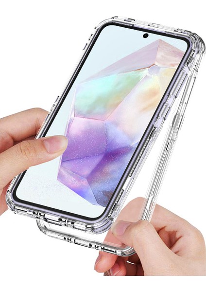 Samsung Galaxy S24 Fe Için,şeffaf Akrilik 3'ü 1 Arada Darbeye Dayanıklı Kılıf-Saydam (Yurt Dışından) indirimleri