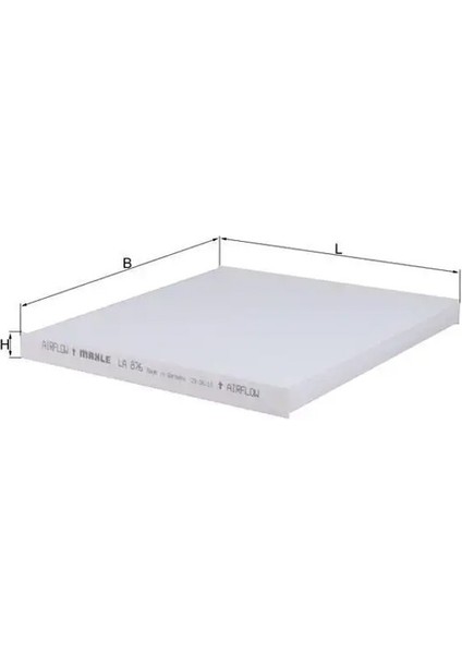 LA876 Polen Filtresi 14611001 19130294 2TF79AQ000