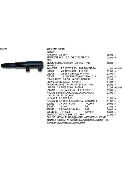 1562002 Bobin 04408389 215952732 224333529R