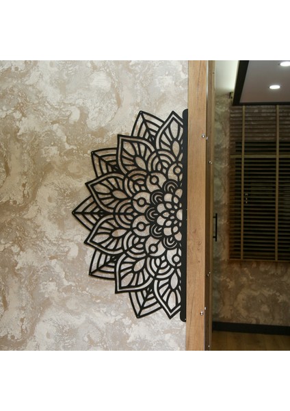 Mandala Aura Lazer Kesim Metal Duvar Dekoru