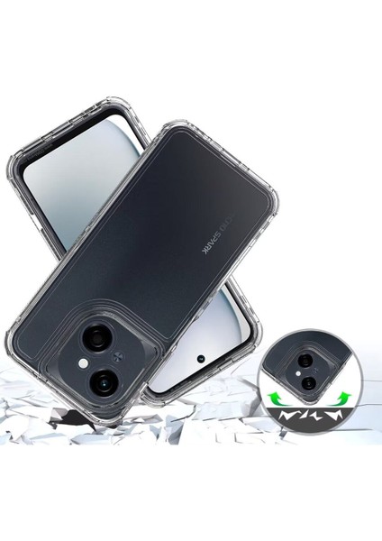 Tecno Spark Go 1 Için,şeffaf Akrilik 3'ü 1 Arada Darbeye Dayanıklı Kılıf-Saydam (Yurt Dışından) indirimleri