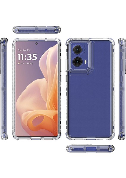 Motorola Moto G85 Için,şeffaf Akrilik 3'ü 1 Arada Darbeye Dayanıklı Kılıf-Saydam (Yurt Dışından) fiyatları