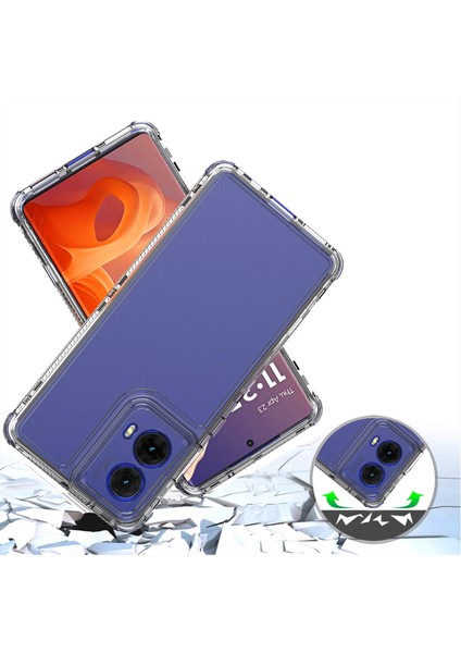 Motorola Moto G85 Için,şeffaf Akrilik 3'ü 1 Arada Darbeye Dayanıklı Kılıf-Saydam (Yurt Dışından) fırsatları