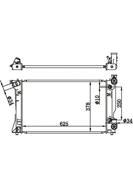 80710 Motor Radyatoru 164000H120